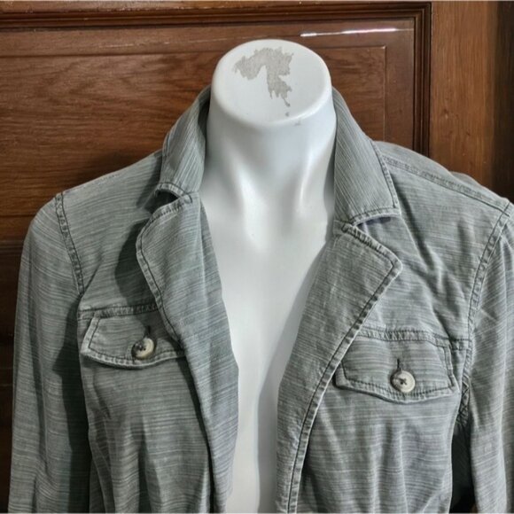 Lane Bryant Cinch Waist Utility Jacket Army Green Size 14 - Picture 6 of 14